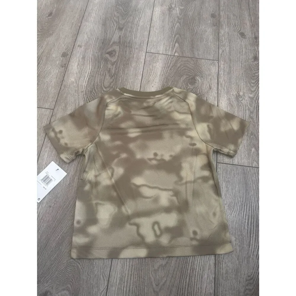 Nike Tan and White Camo Performance Tee
